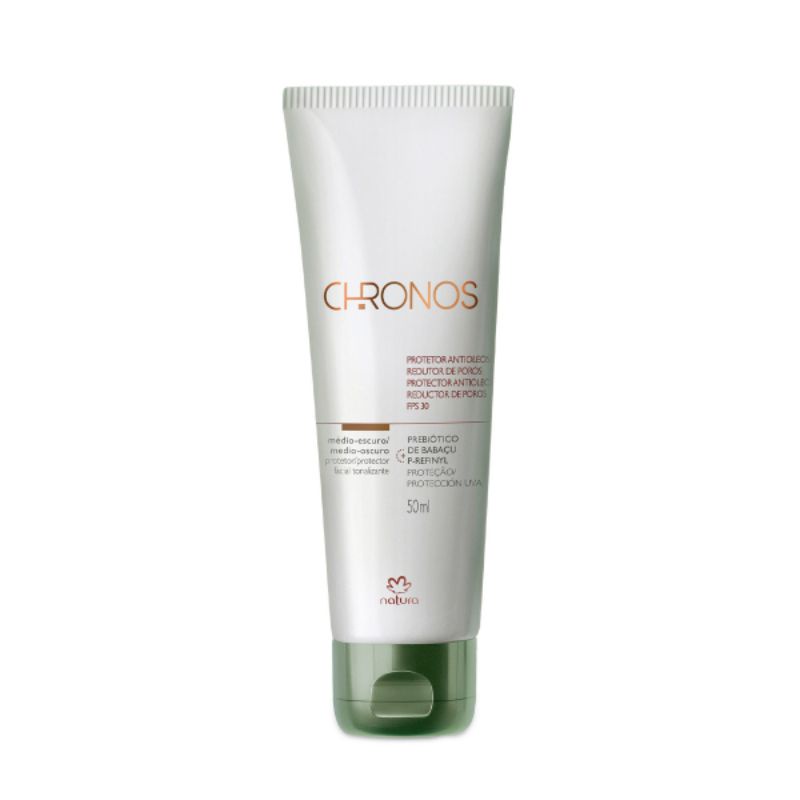 Protetor Facial Tonalizante Antioleosidade FPS 30 Médio-escuro Natura ...