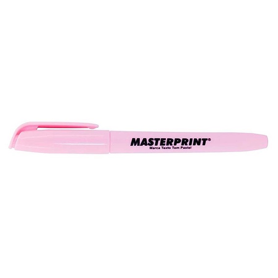 Marca Texto Cor Rosa Pastel - Masterprint | Shopee Brasil