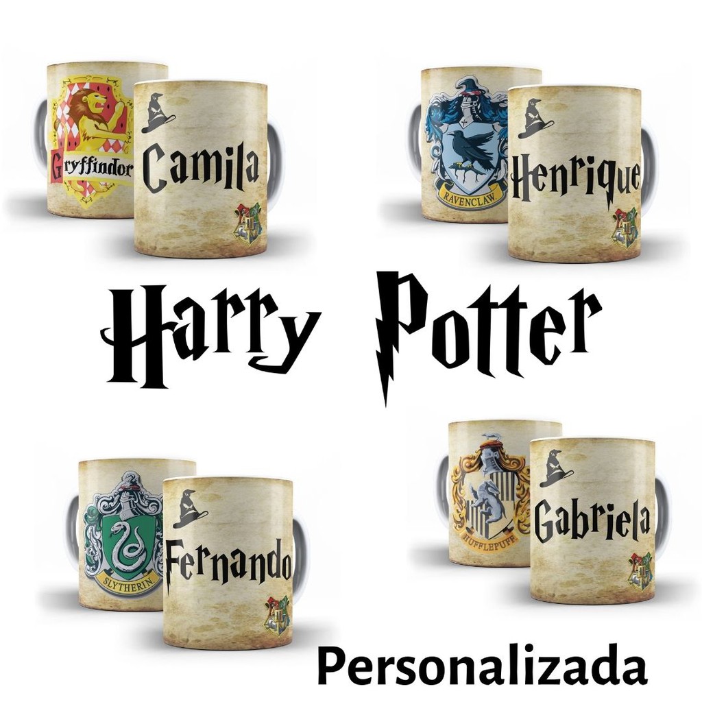 Caneca Harry Potter Casas De Hogwarts Ravenclaw Corvinal