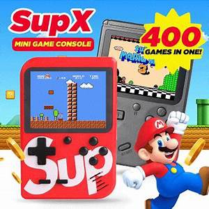 Mini Game Portatil 400 Games in Memory Super Mini Game Sup Mario