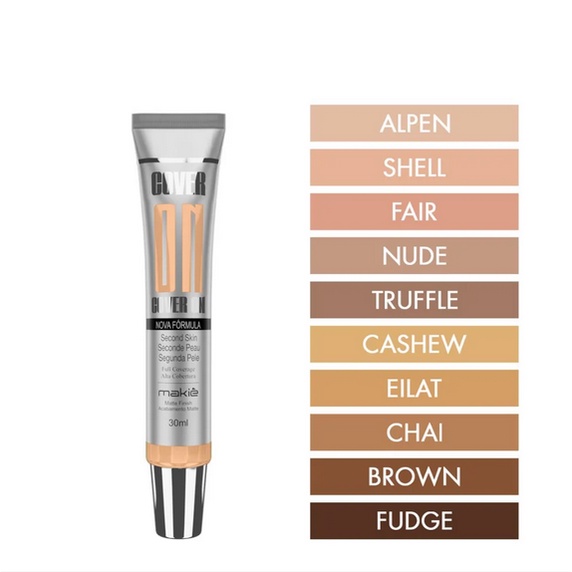 Base Cover On Makiê Liquida Matte Todos os Tons Original | Shopee