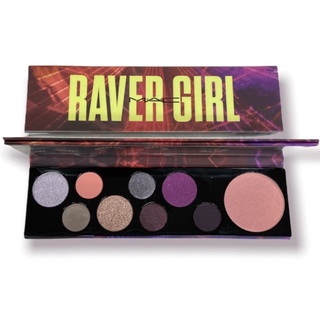 Paleta de Sombras MAC RAVER GIRL 08 Cores + 01 Iluminador