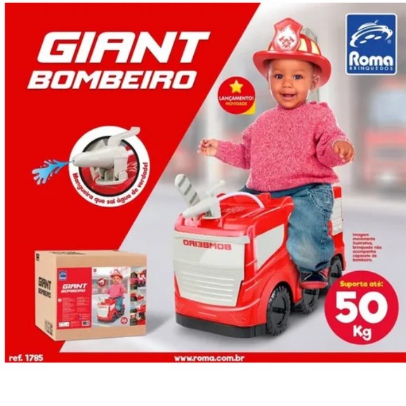 Caminhao Brinquedo Radical Superfrota Corpo De Bombeiros na