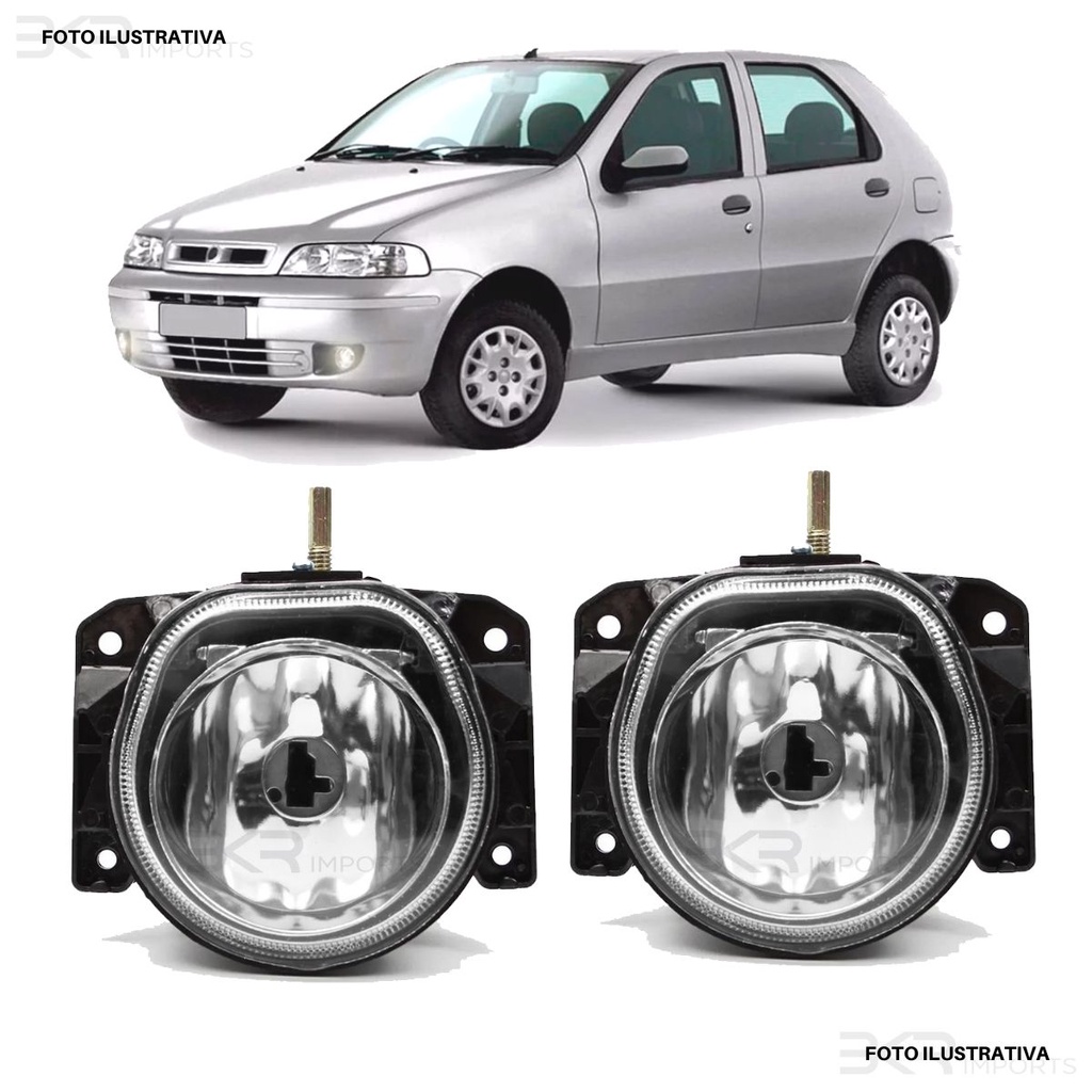 Par Farol Milha Fiat Palio G2 2001 2002 2003 2004 2005 2006 | Shopee Brasil