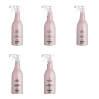 KIT 5 Queratina Cistina Super Reconstrução Capilar Profissional DYUSAR 500 ml