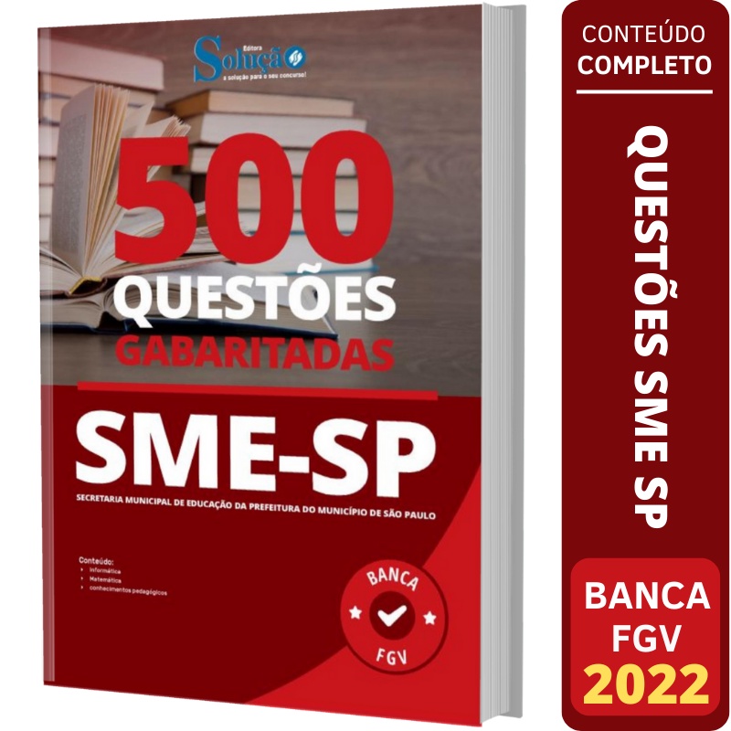 Apostila SME Sete Lagoas - MG PDF - Assistente de Turno 2022