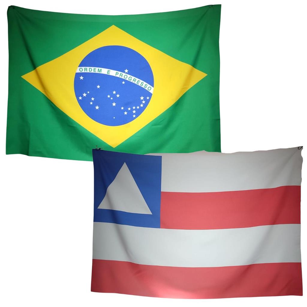 Painel Bandeira Do Brasil Tecido Sublimado 1,50 X 1,00