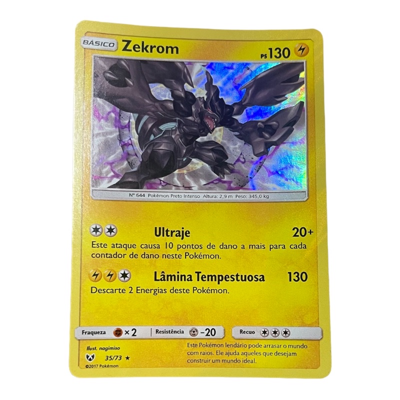 Carta Pokemon Zekrom (35/73) Foil