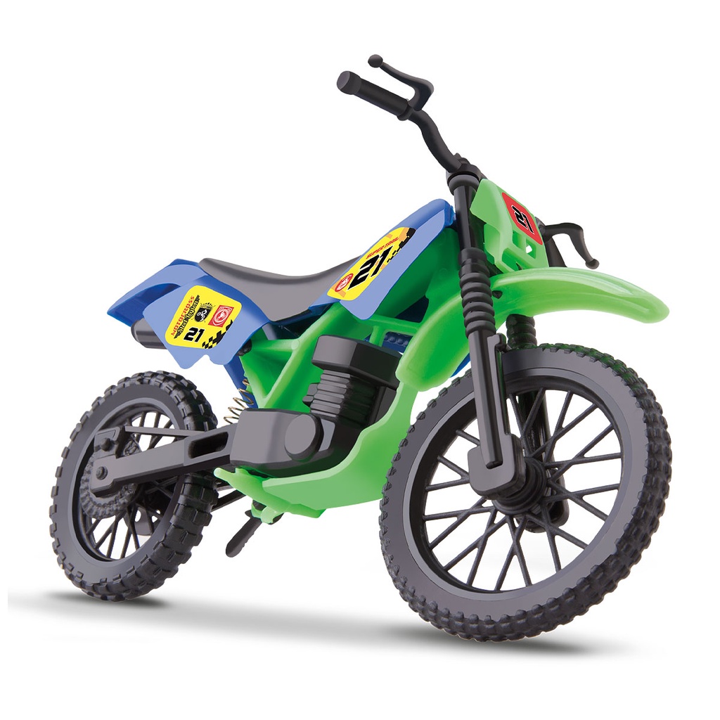 Moto de Brinquedo Infantil Rally Super Cross SXT Suspensão Sortida