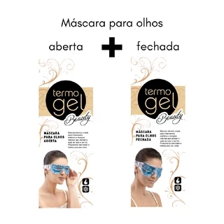 Kit 2 Mascaras 1 Para Olhos Fechadas E 1Para Olhos Abertos Termogel