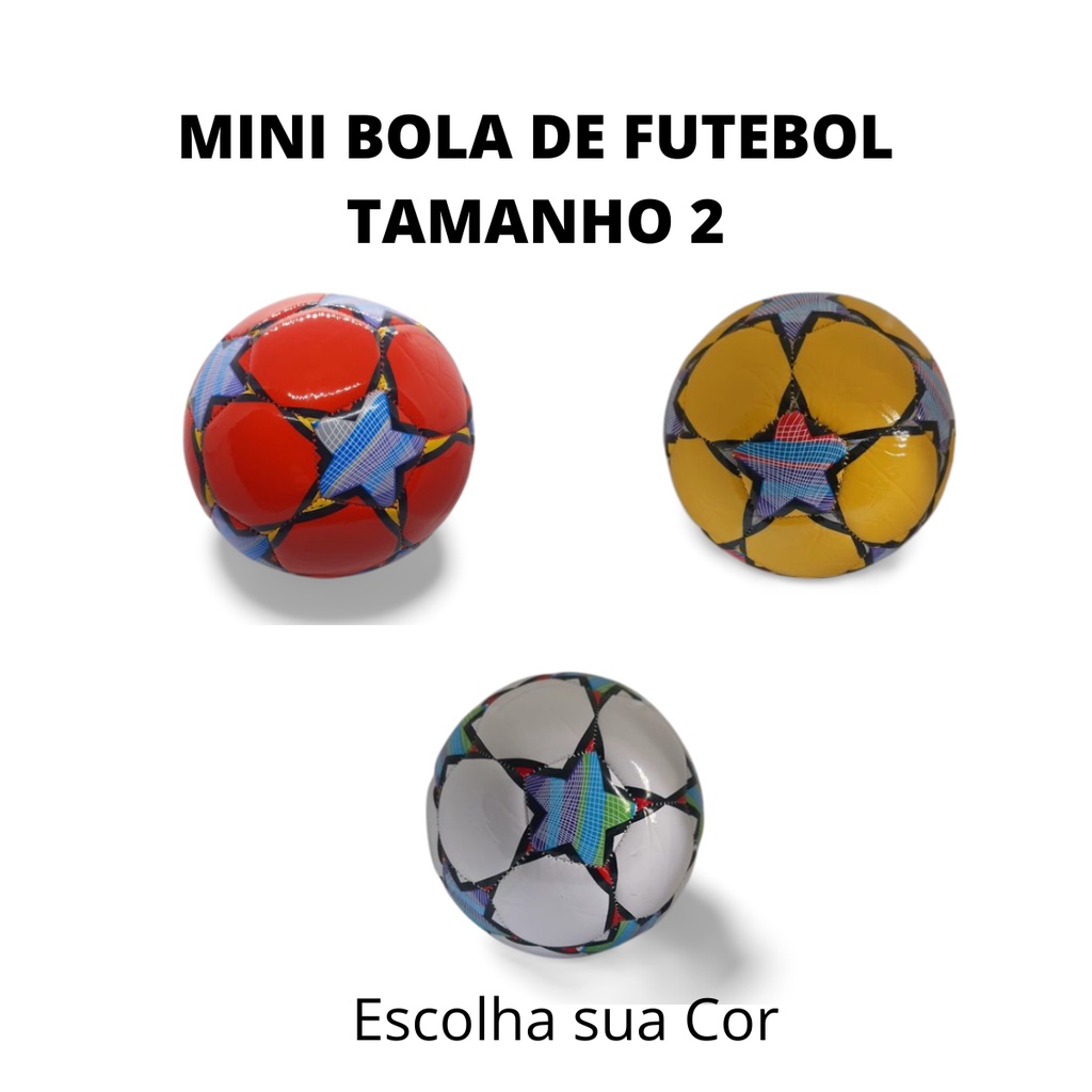 Bola de Futebol Vinil Bico de Jaca Kit com 20 bolas Cor Amarelo