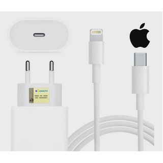 Carregador de iPhone Original Usb -C Completo Turbo 20W Iphone 11 12 13 11S Pro 12 Promax X  Xr Xs