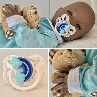 Boneca Bebê Reborn Real Roupinha Pagão Lilas Acompanha Bolsa