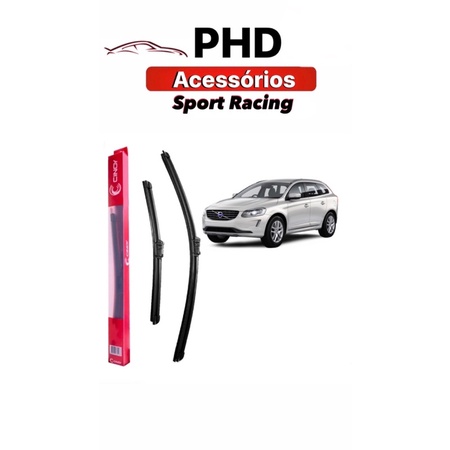 Par Limpador de Parabrisa Volvo XC60 2008 A 2019