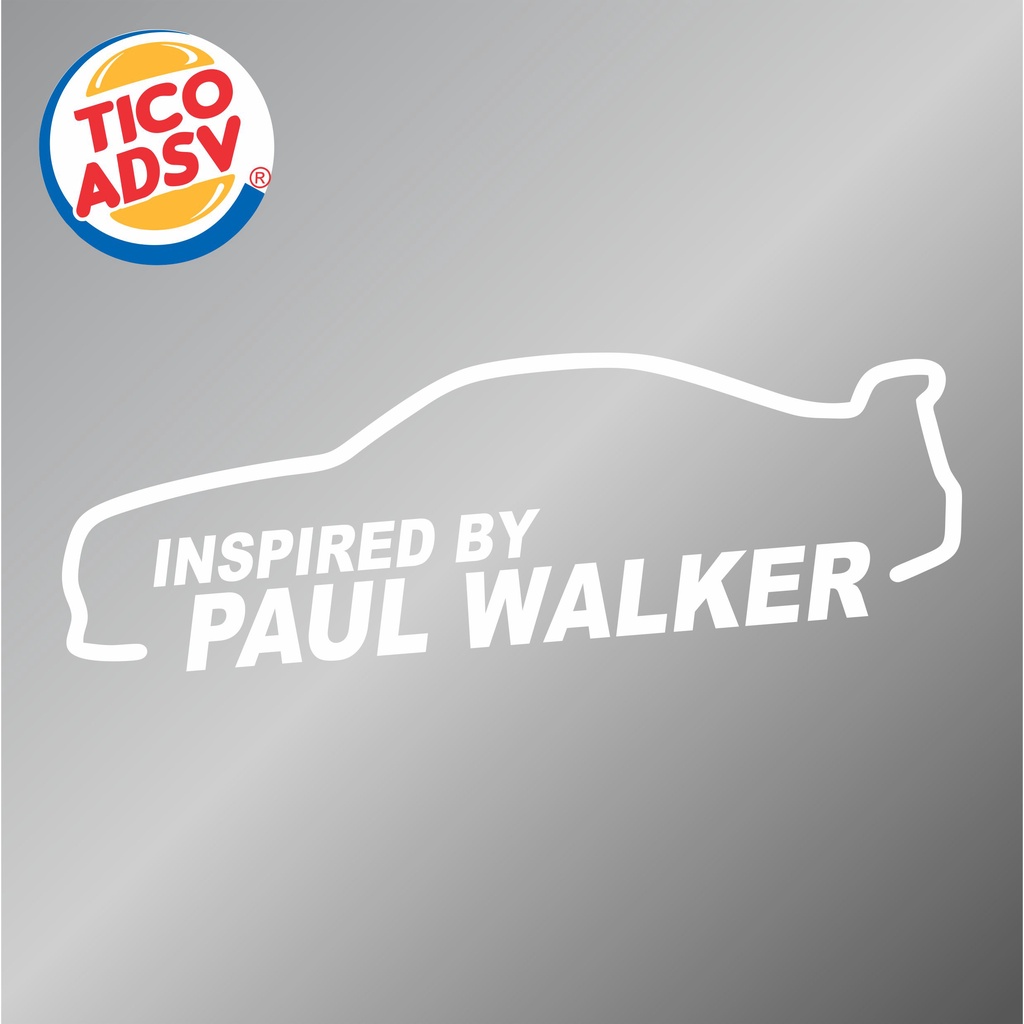 Adesivo paul walker
