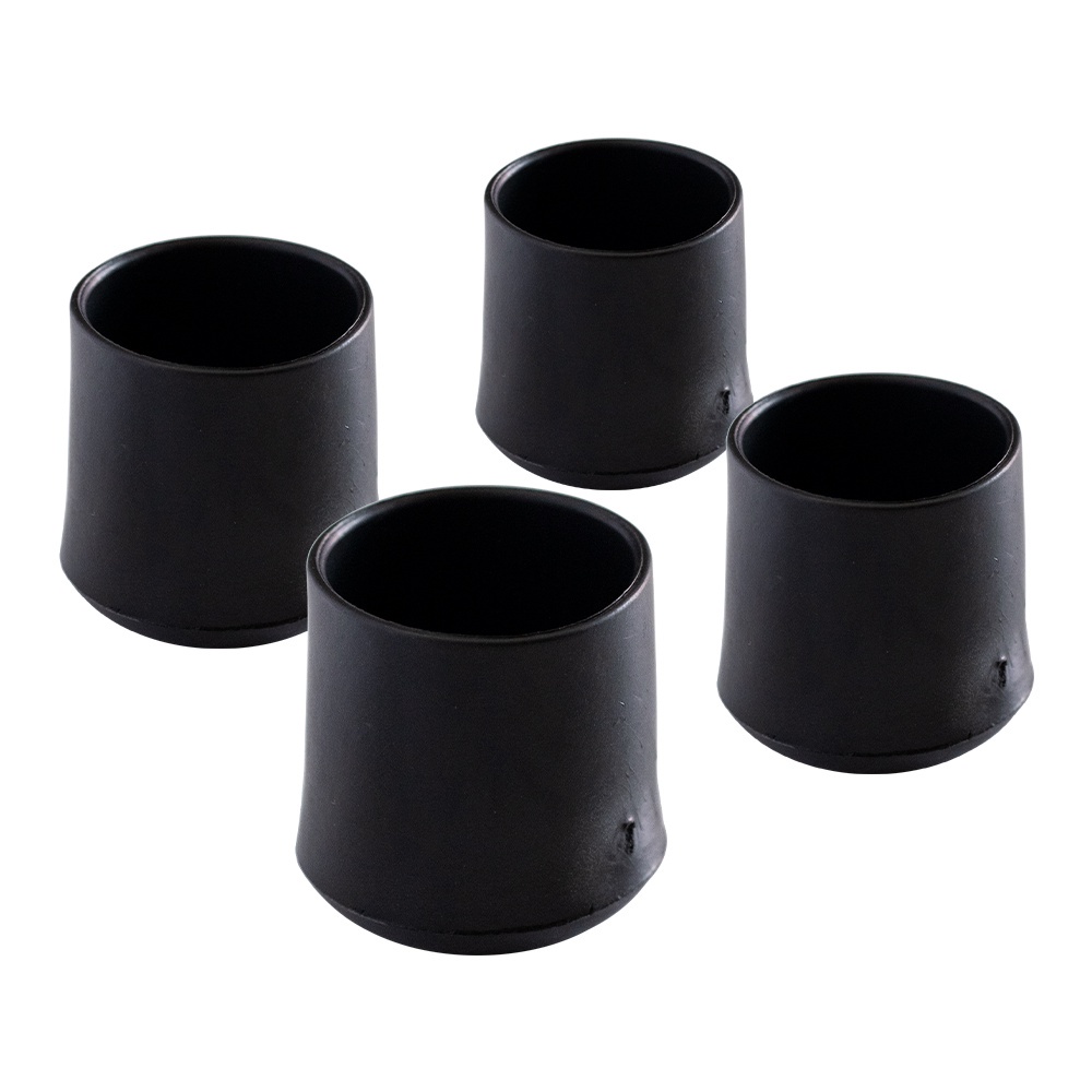 4 Ponteira Protetora Pezinho Cadeira Banqueta Redondo 2,2cm