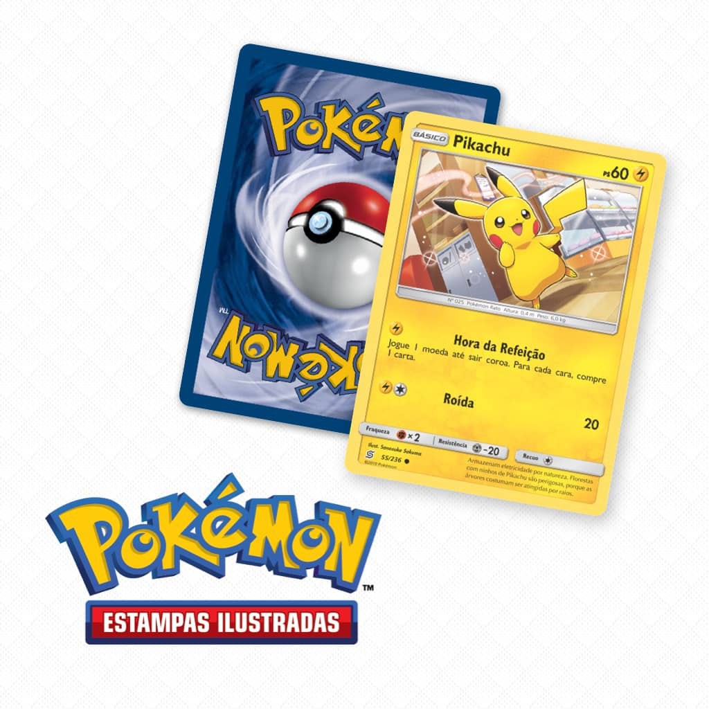 50 Cartas Pokemon Originais Sem Repetições Com 02 Brilhantes/Raras  Garantidas no Shoptime