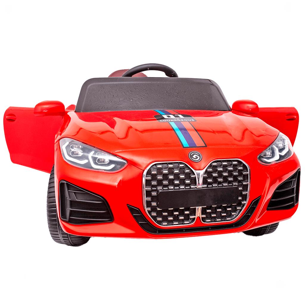 Kidzone Carro elétrico de brinquedo infantil de 12 V 360 Spin 2 Speed  Battle veículo com controle remoto, música Bluetooth, corrida DIY # 00-99 e  adesivos de alfabeto, certificado ASTM, laranja