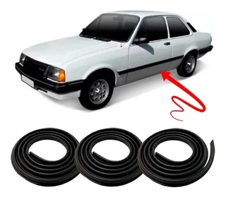 Kit Borrachas de Vedação 2 Portas e Porta Malas Chevette - 1983 em diante