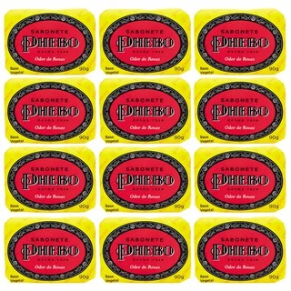Kit de Phebo Odor de Rosas Sabonete em Barra 90G