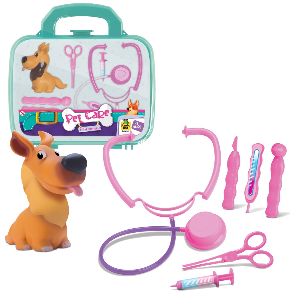 Carrinho de Brinquedo Petshop Pet Care Delivery Infantil - Shop Macrozao