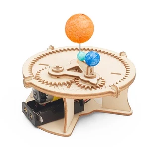 Sistema Solar DIY Kid Science Brinquedos Educativo Experimento Escolar Astronomia Presentes Terra Lua Planeta Faça Você Mesmo Ciência Educação Escola Professor