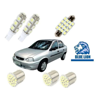 Kit Lâmpada Led Corsa Classic Sedan Hatch Wind 2000 2001