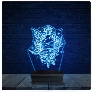 Luminária Led Acrilico Abajur - Poção Da Sorte Harry Potter
