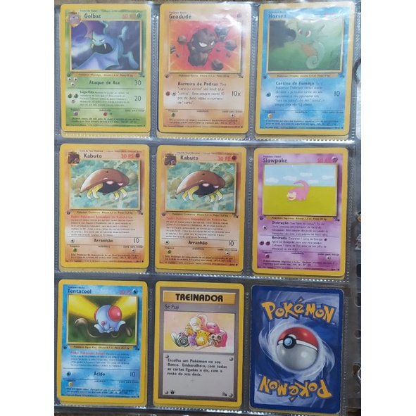 Cartas Pokemon - Baseset, Fossil, Jungle, Etc - Escorrega o Preço