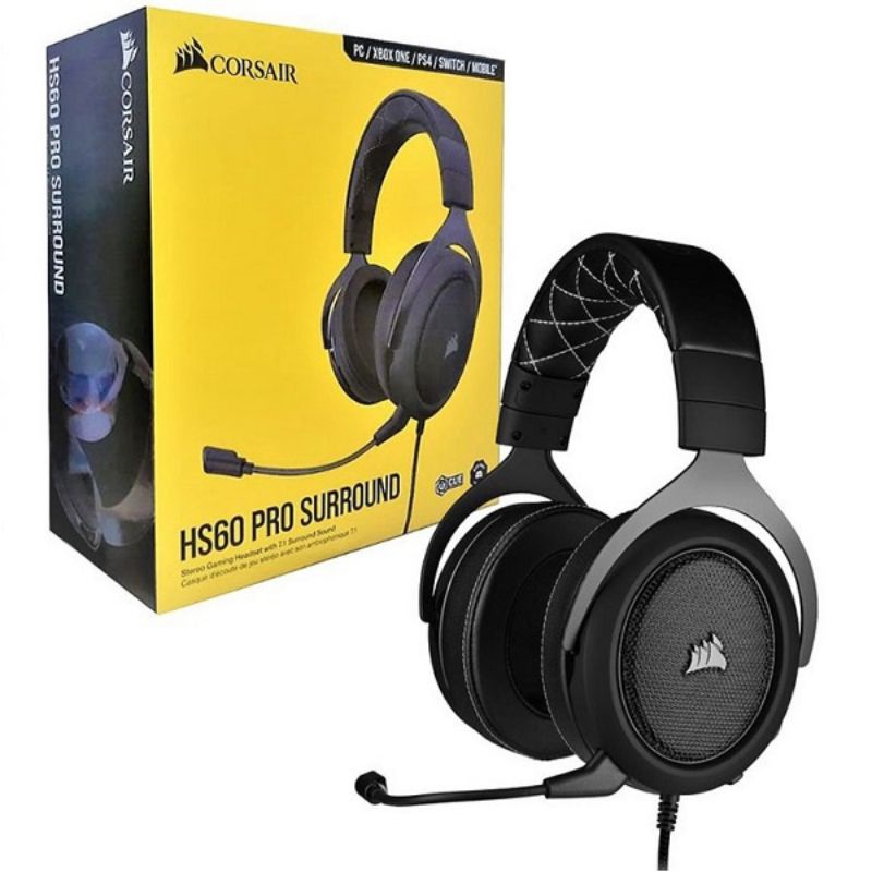 HeadSet Gamer Corsair HS60 PRO SURROUND 7.1 Shopee Brasil