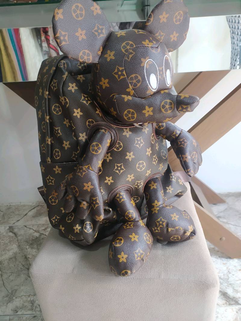 Louis Vuitton Mickey Mouse Plush Backpack