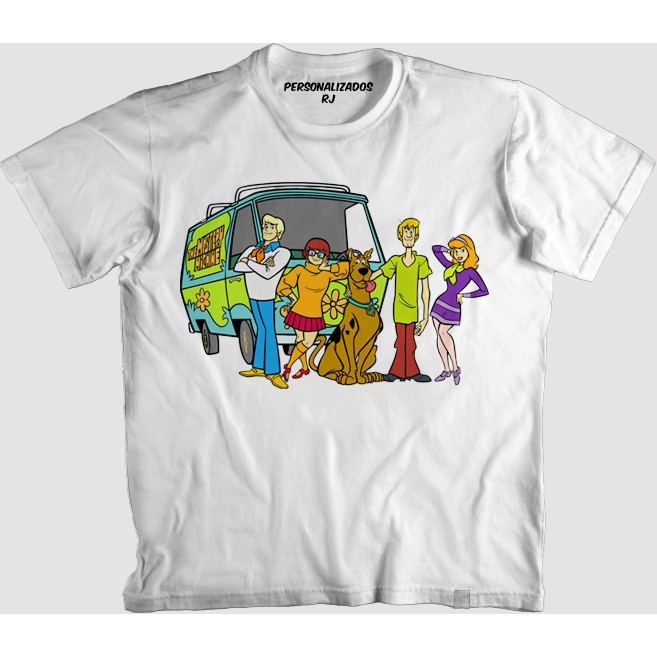 Camiseta Scooby Doo Personalizada Fred Velma Daphne Salsicha