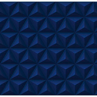 Papel de Parede Muro Canjiquinha Tons de Azul - Loja Parede de Papel