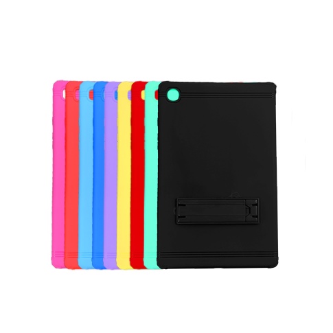 Capa De Silicone Para Samsung Galaxy Tab A9 Plus A9 + 11  A8 10.5 Suporte  De Mesa 8.7  TPU Protetora Macia