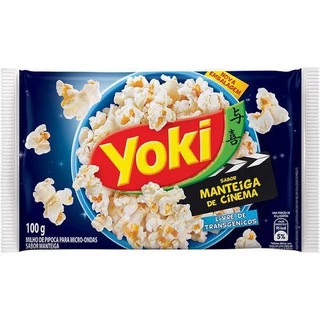 Pipoca Para Micro-Ondas sabor Manteiga de Cinema Yoki 100g