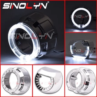 Sinolyn Projetor LED Anjo Olhos Mortalhas DRL Para 1.8/2.0 H1 Bi Xenon Farol Lente Acessório