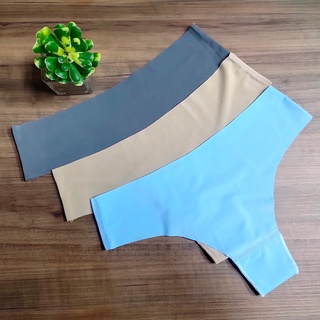 Kit 3 Calcinhas Corte a Laser Tanga sem Costura Fio Atacado