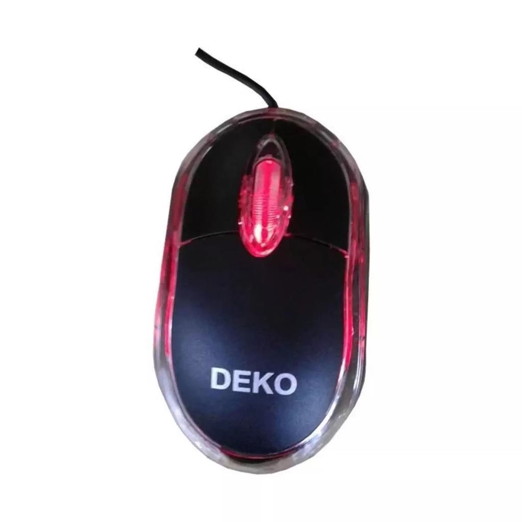 Mouse Usb Optico Scroll Deko Rl-m01 Preto | Shopee Brasil