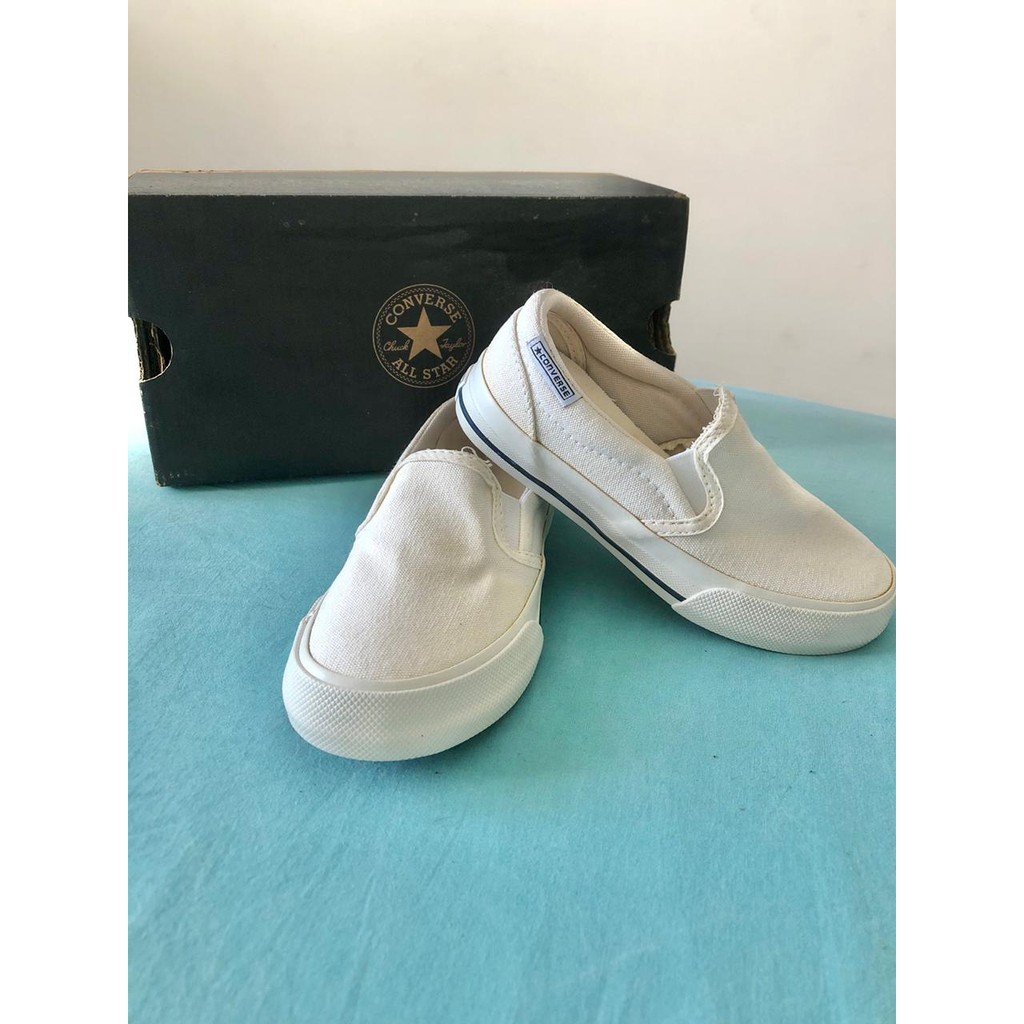 Converse slip on store branco