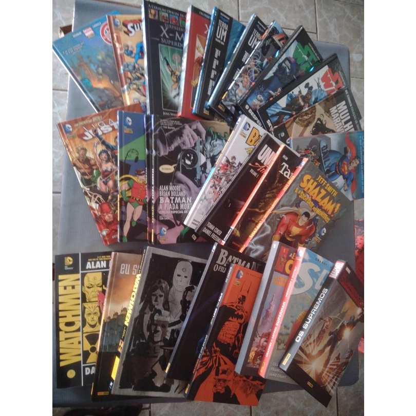 Encadernados -homem Aranha- X Men -superman -batman -conan -tarzan