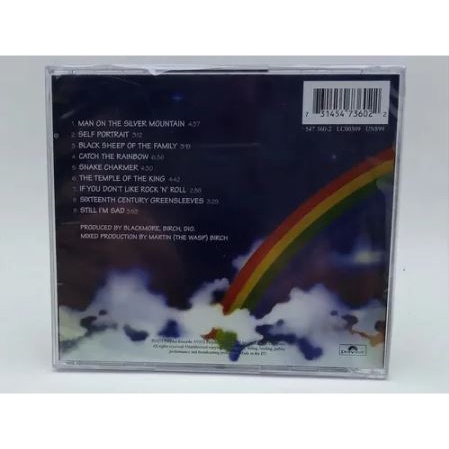 Cd Rainbow - Ritchie Blackmore's Original Lacrado | Shopee Brasil