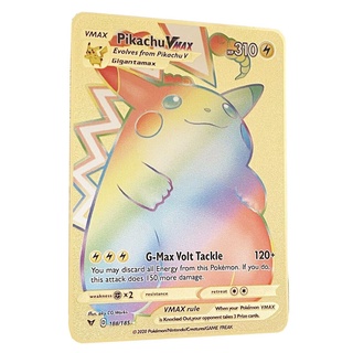 Pikachu Vmax Pokemon Card Metal Cards