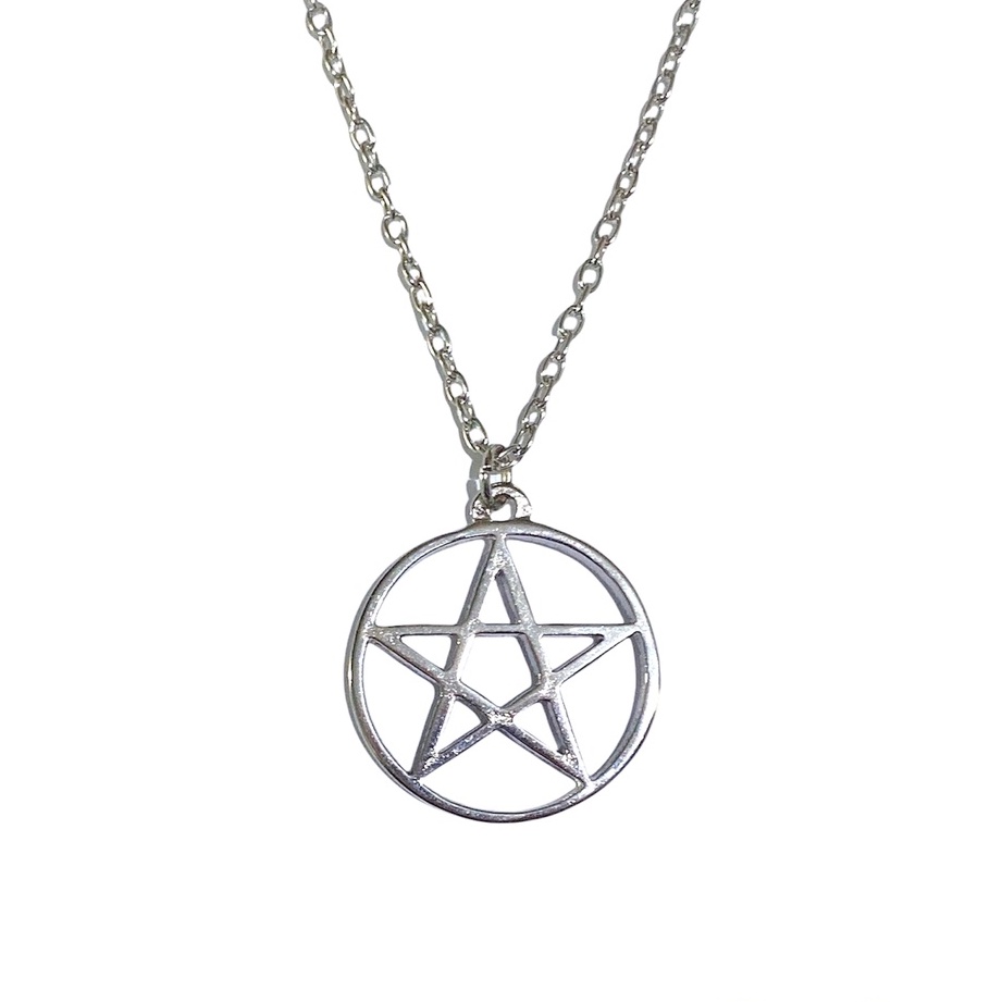 Colar Pentagrama - Alternatico Wicca Gótico