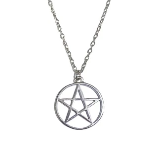 Colar Pentagrama - Alternatico Wicca Gótico