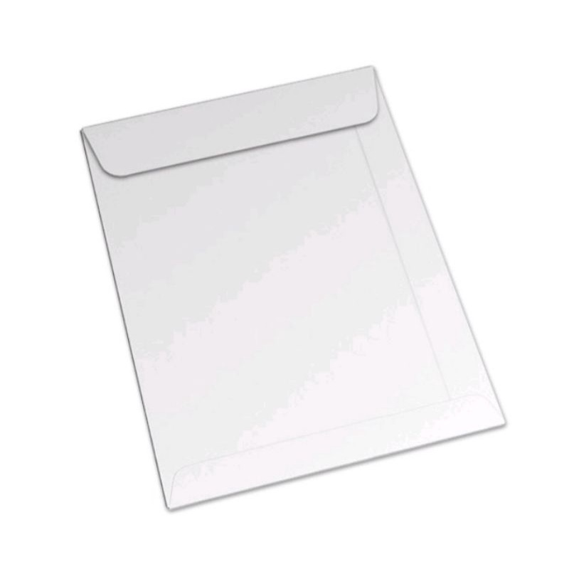 100 Envelope A4 Kraft currículo documento saco papel branco 22x32 ...