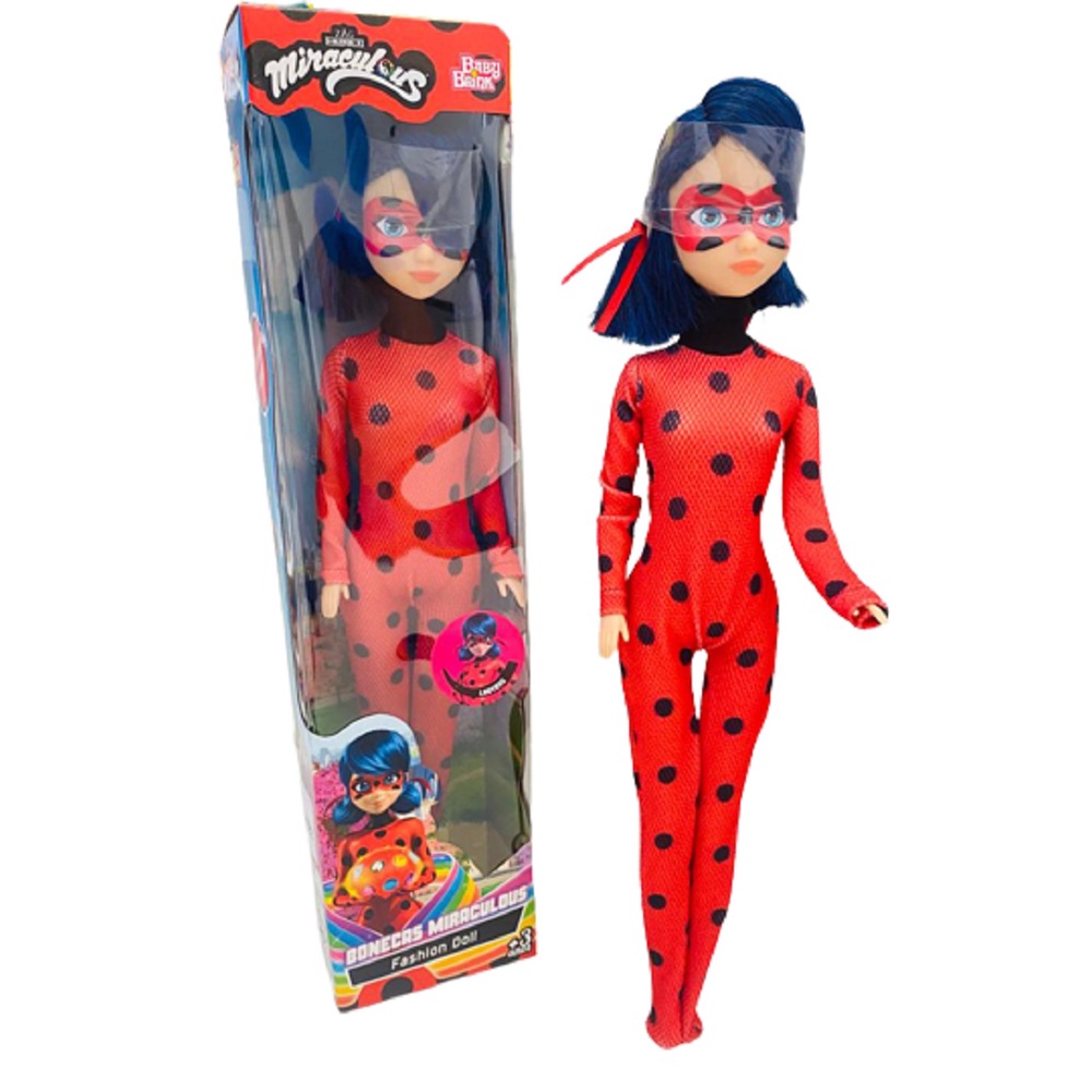 Boneca Miraculous Ladybug Superhero Secret Marinette com