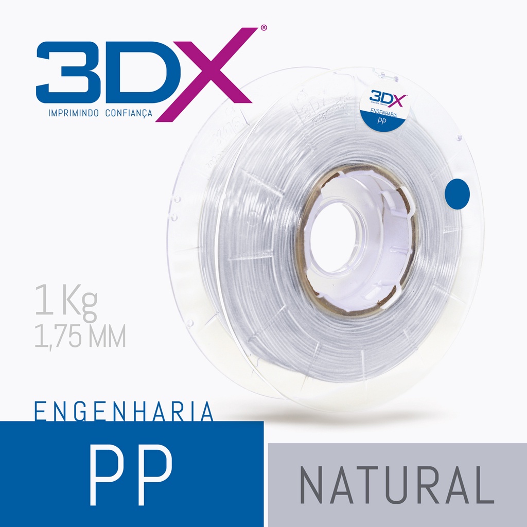 Filamento PP Natural 1,75 MM 1kg (polipropileno) | Shopee Brasil