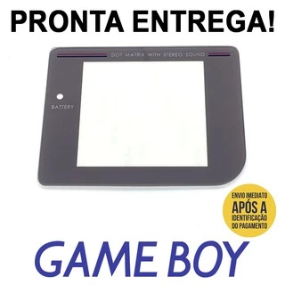 Tela Lente Game Boy Dmg 001 Classic Nintendo Vidro Tijolão!