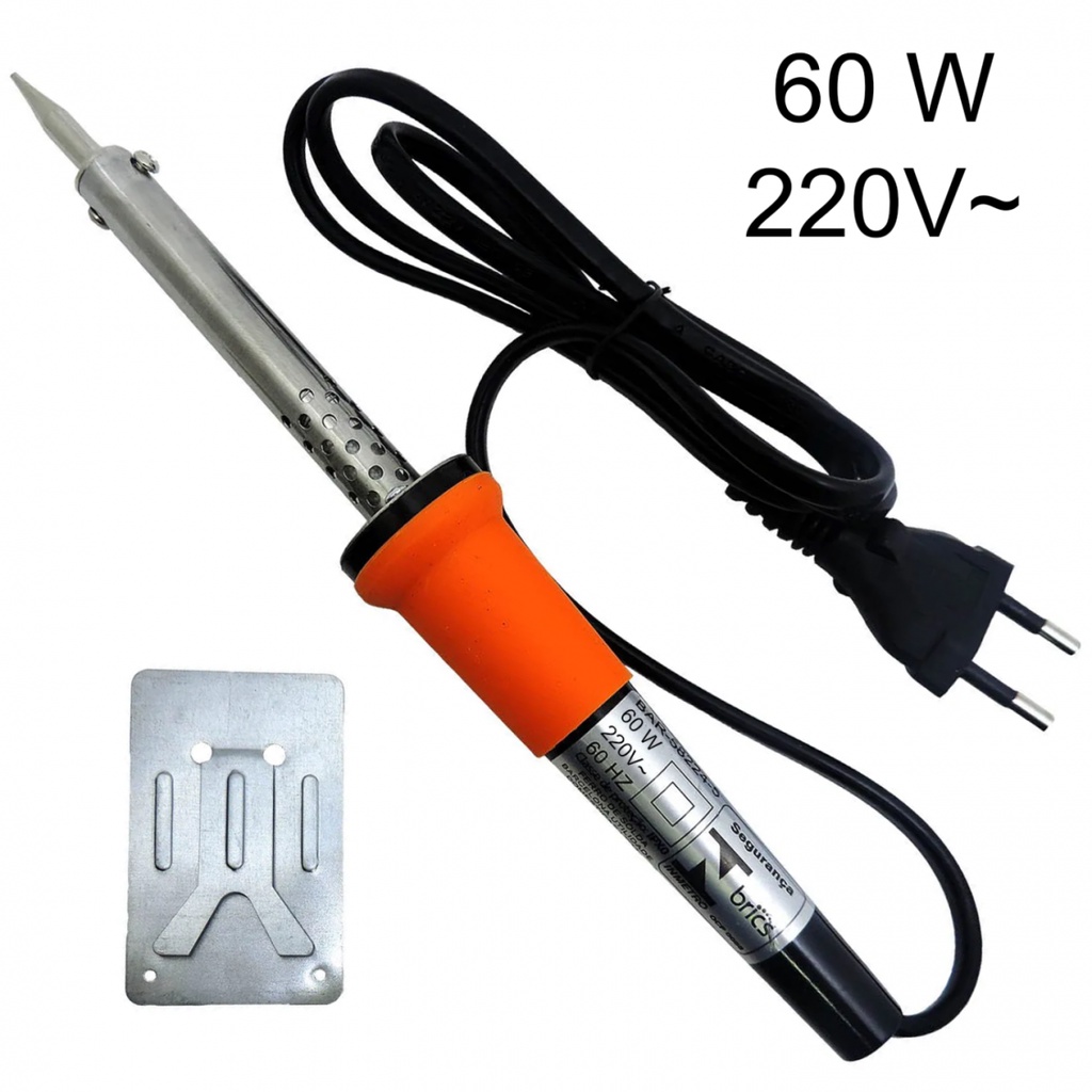 Ferro De Solda 60w/220v Soldador Profissional para eletrônica ou ...