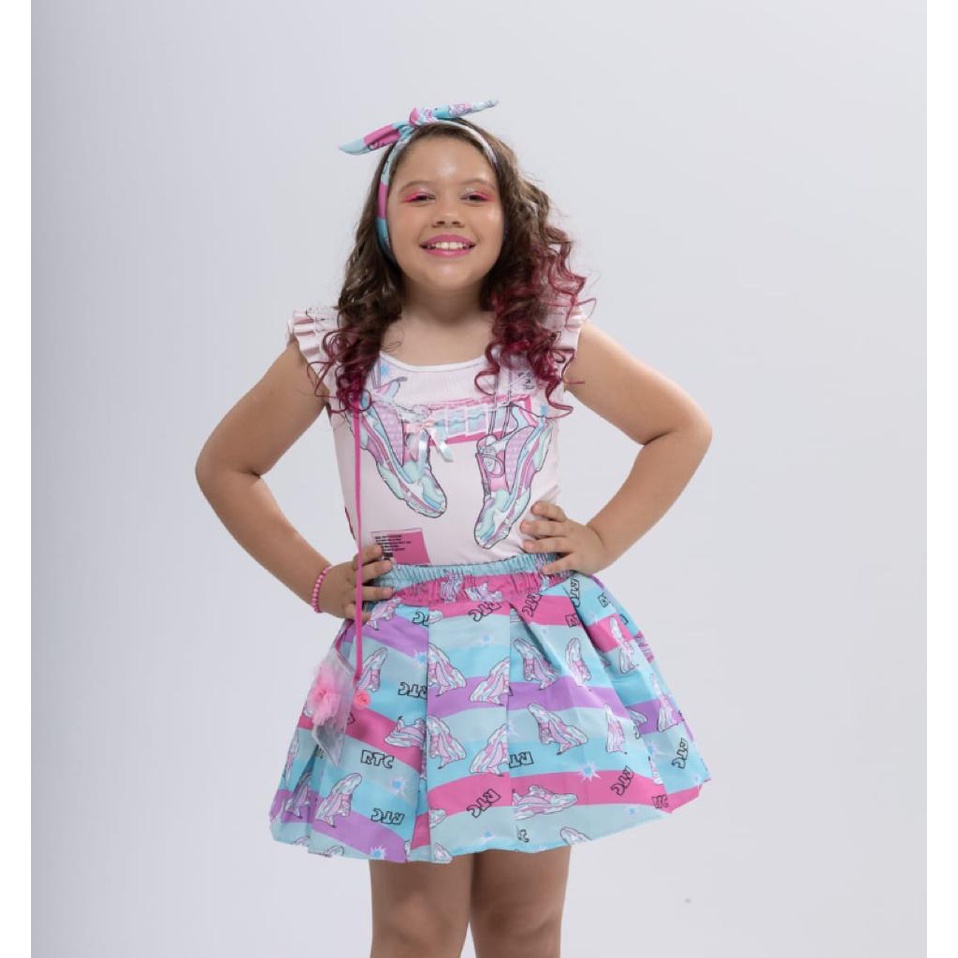 Conjunto infantil feminino para hot sale festa